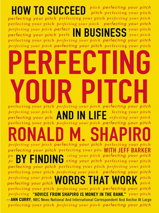 Cover image for Perfecting Your Pitch